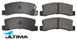ULTIMA REAR BRAKE PAD SET TO SUIT TOYOTA CAMRY SXV20R 5S-FE 2.2L I4 SUITS 94KW