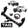 TAG HEAVY DUTY TOW BAR & UNIVERSAL WIRING KIT TO SUIT LDV T60 SK SC28R150Q5 2.8L I4 FROM 07/2017