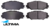 ULTIMA FRONT BRAKE PAD SET TO SUIT TOYOTA AURIS ZWE186R 2ZR-FXE 1.8L I4