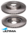 FRONT VENTED DISC BRAKE ROTOR SET TO SUIT SUZUKI SWIFT FZ K14B D13A 1.2L 1.4L I4 OD 272MM GLX MODEL