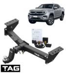 TAG HEAVY DUTY TOW BAR & WIRING KIT TO SUIT VOLKSWAGEN AMAROK NF DXWA 3.0L V6 CAB CHASSIS ONLY