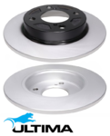 ULTIMA REAR SOLID DISC BRAKE ROTOR SET TO SUIT SUZUKI SWIFT AZ K10C TURBO 1.0L I3