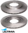 ULTIMA FRONT VENTED DISC BRAKE ROTOR SET TO SUIT SUZUKI XL-7 JA627 H27A 2.7L V6
