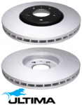ULTIMA FRONT VENTED DISC BRAKE ROTOR SET TO SUIT AUDI CAYB AKL AVU BFQ TURBO DIESEL 1.6L I4
