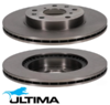 ULTIMA FRONT VENTED DISC BRAKE ROTOR SET TO SUIT SUZUKI SX4 RW420 YA YB YC M15A J20A J20B 1.5 2.0 I4