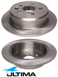 ULTIMA REAR SOLID DISC BRAKE ROTOR SET TO SUIT LEXUS 4GR-FSE 2.5L V6 OD 291MM