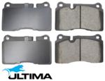 ULTIMA FRONT BRAKE PAD SET TO SUIT VOLKSWAGEN TOUAREG 7L AZZ BKJ BMV BHK BKS CASA 3.0L 3.2L 3.6L V6