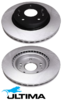 ULTIMA FRONT VENTED DISC BRAKE ROTOR SET TO SUIT SUZUKI M16A K14C D16AA TURBO DIESEL 1.6L 1.4L I4