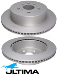 ULTIMA REAR VENTED DISC BRAKE ROTOR SET TO SUIT LEXUS GS460 URS190R 1UR-FSE 4.6L V8 OD 310MM