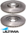 ULTIMA FRONT VENTED DISC BRAKE ROTOR SET TO SUIT VOLKSWAGEN PASSAT B5 BDN 4.0L W8 SEDAN ONLY