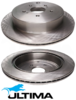ULTIMA REAR VENTED DISC BRAKE ROTOR SET TO SUIT SUZUKI M16A J24B F9Q TURBO DIESEL 1.6L 1.9L 2.4L I4