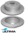 ULTIMA REAR VENTED DISC BRAKE ROTOR SET TO SUIT TOYOTA CROWN GRS184R GRS204R 2GR-FSE 3.5L V6