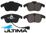 FRONT SEMI-METALLIC BRAKE PAD SET TO SUIT VOLKSWAGEN TIGUAN 5N CBAA CBAB CFFA CLJA CFFB CFGC 2.0L I4