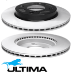ULTIMA FRONT VENTED DISC BRAKE ROTOR SET TO SUIT SUZUKI SWIFT AZ K12C 1.2L I4