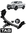 HEAVY DUTY 3-PIECE TOW BAR & WIRING KIT FOR SSANGYONG MUSSO Q200 D22DTR 2.2L I4 SHORT WHEEL BASE