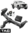 TAG HEAVY DUTY TOW BAR & BRINK WIRING KIT TO SUIT VOLKSWAGEN AMAROK NF DXWA 3.0L V6 CAB CHASSIS ONLY