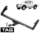 TAG STANDARD DUTY TOW BAR TO SUIT MAZDA BT-50 CD UN WEAT WLAT TURBO DIESEL 2.5L 3.0L I4