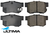 ULTIMA REAR BRAKE PAD SET TO SUIT HONDA INTEGRA DB B18C 1.8L I4 SUITS 149KW