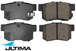 ULTIMA REAR BRAKE PAD SET TO SUIT HONDA PRELUDE BA BB F22A1 F22B 2.2L I4