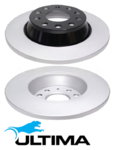 ULTIMA REAR SOLID DISC BRAKE ROTORS TO SUIT VOLKSWAGEN CCZB BKD CBAB CAYC CBBB CBDB 1.6L 2.0L I4