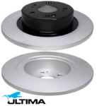 ULTIMA REAR SOLID DISC BRAKE ROTOR SET TO SUIT HAVAL H6 GW4C20 TURBO 2.0L I4 FWD ONLY