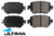 ULTIMA REAR BRAKE PAD SET TO SUIT SKODA OCTAVIA NE CHHA CHHB CUPA TURBO DIESEL 2.0L I4