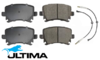 ULTIMA REAR BRAKE PAD SET TO SUIT VOLKSWAGEN PASSAT B5 AZX 2.3L V5