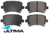 ULTIMA REAR BRAKE PAD SET TO SUIT VOLKSWAGEN PASSAT B5 AZX 2.3L V5