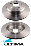 ULTIMA REAR SOLID DISC BRAKE ROTOR SET TO SUIT JEEP GRAND CHEROKEE WK EZD EZH 5.7L V8 OD 330MM