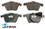 ULTIMA FRONT CERAMIC BRAKE PAD SET TO SUIT SKODA SUPERB 3T CDVA 3.6L V6 1LK WAGON ONLY