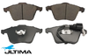 ULTIMA FRONT CERAMIC BRAKE PAD SET TO SUIT SKODA SUPERB 3T CDVA 3.6L V6 LIFTBACK ONLY