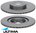ULTIMA REAR VENTED DISC BRAKE ROTOR SET TO SUIT VOLVO S60 B4204T35 S/C 2.0L I4 TILL 04/2020 OD 320MM