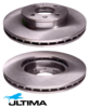 ULTIMA FRONT VENTED DISC BRAKE ROTOR SET TO SUIT KIA RIO JB G4ED G4EE 8H DIESEL 1.4L 1.5L 1.6L I4