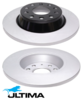 ULTIMA REAR SOLID DISC BRAKE ROTOR SET TO SUIT SKODA BVY BWA CCZA BMN CEGA BMP CFFB 2.0L I4 OD 282MM