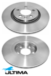 ULTIMA FRONT VENTED DISC BRAKE ROTOR SET TO SUIT VOLKSWAGEN BEETLE 1Y AZJ 2.0L I4 OD 280MM