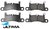 ULTIMA REAR BRAKE PAD SET TO SUIT PORSCHE CAYENNE 92A M48 4.8L V8 1KP