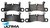 ULTIMA REAR BRAKE PAD SET TO SUIT PORSCHE CAYENNE 92A M48 4.8L V8 1KP