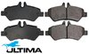 ULTIMA REAR BRAKE PAD SET TO SUIT VOLKSWAGEN CRAFTER 2E CKTB CKUC CKUB 2.0L I4 SUITS SOLD ROTOR