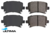 ULTIMA REAR BRAKE PAD SET TO SUIT VOLKSWAGEN POLO 9N BNVBMS TURBO DIESEL 1.4L I3