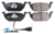 ULTIMA FRONT BRAKE PAD SET TO SUIT SKODA BLF BSE ALH BXE CAYC CLHA BTS CFNA BSW 1.6L 1.9L I4