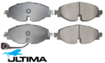 ULTIMA FRONT BRAKE PAD SET TO SUIT SKODA OCTAVIA NE CRM TURBO DIESEL 2.0L I4 1ZA & 1ZE
