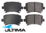 ULTIMA REAR BRAKE PAD SET TO SUIT BMW 3 SERIES 335I N55B30A TURBO 3.0L I6 M SPORT MODEL