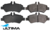 ULTIMA REAR BRAKE PAD SET TO SUIT MERCEDES BENZ SPRINTER 315CDI OM646.986 2.1L I4 BOSCH DISC