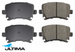 ULTIMA REAR BRAKE PAD SET TO SUIT SKODA OCTAVIA 1Z 1NE 1U AGU ALH BWA BMM BMN 1.8L 1.9L 2.0L I4