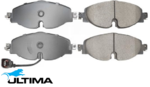 ULTIMA FRONT BRAKE PADS TO SUIT VOLKSWAGEN POLO AE CZPC TURBO 2.0L I4