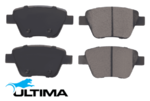 ULTIMA REAR BRAKE PAD SET TO SUIT VOLKSWAGEN CAVD CTHD CAWB CCZA CFFB CAYC 1.4L 1.6L 2.0L I4