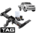TAG EXTREME RECOVERY (XR) TOW BAR & WIRING KIT FOR VOLKSWAGEN AMAROK NF DXWA 3.0 V6 CAB CHASSIS ONLY