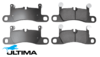 ULTIMA REAR BRAKE PADS TO SUIT VOLKSWAGEN TOUAREG 7P CGEA CGRA CASA CASD CJMA CRCA CVVA 3.0L 3.6L V6