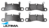 ULTIMA REAR BRAKE PADS TO SUIT VOLKSWAGEN TOUAREG 7P CGEA CGRA CASA CASD CJMA CRCA CVVA 3.0L 3.6L V6