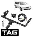 TAG STANDARD DUTY TOW BAR & WIRING KIT TO SUIT FORD FALCON AU 96N YTR MPFI SOHC 4.0L I6 WAGON ONLY